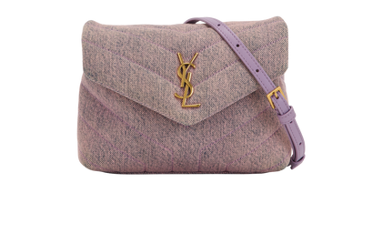 Toy Lou Lou, &pound;850, Handbags, Purple, Denim, Front view